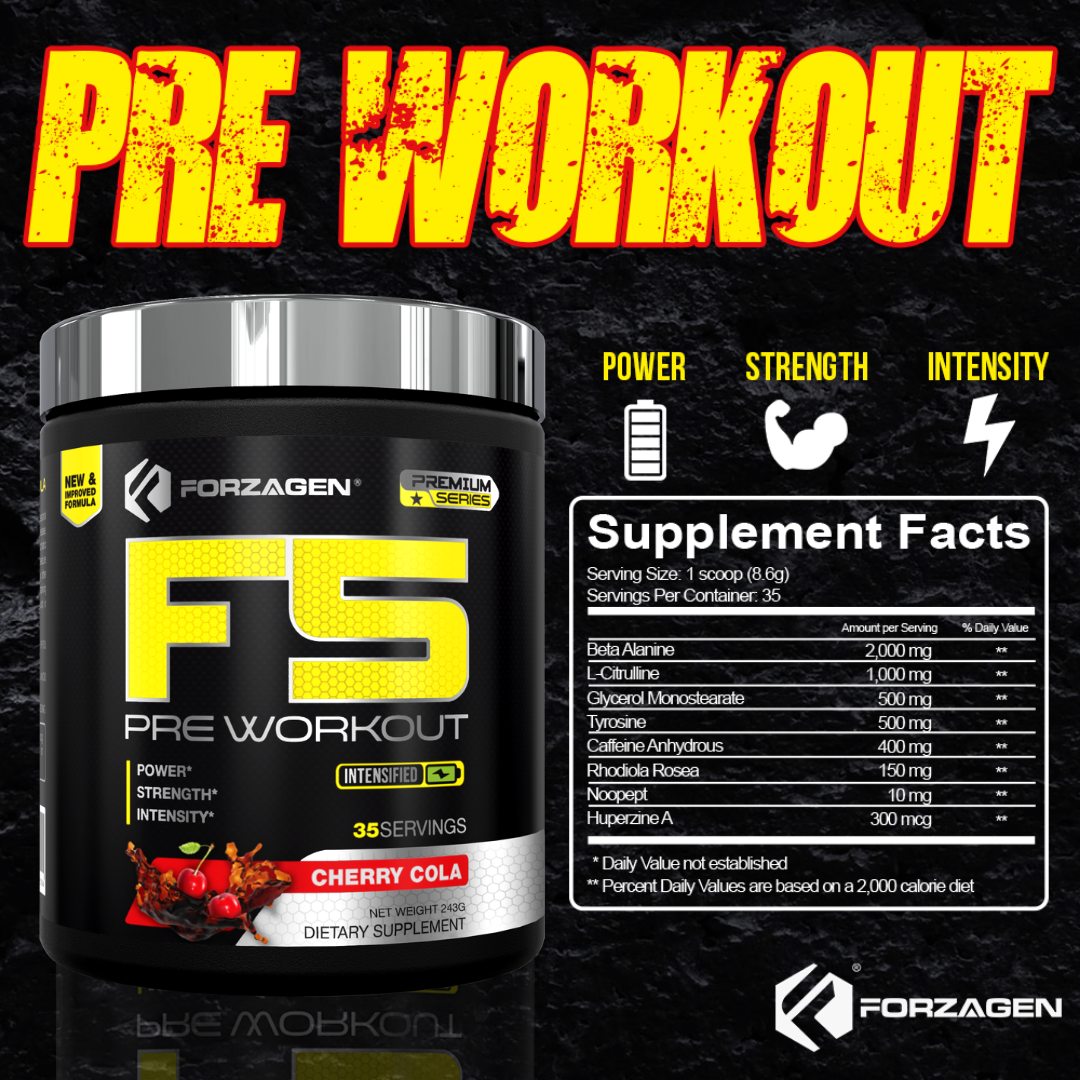 Forzagen F5 Pre Workout - Imagen 3