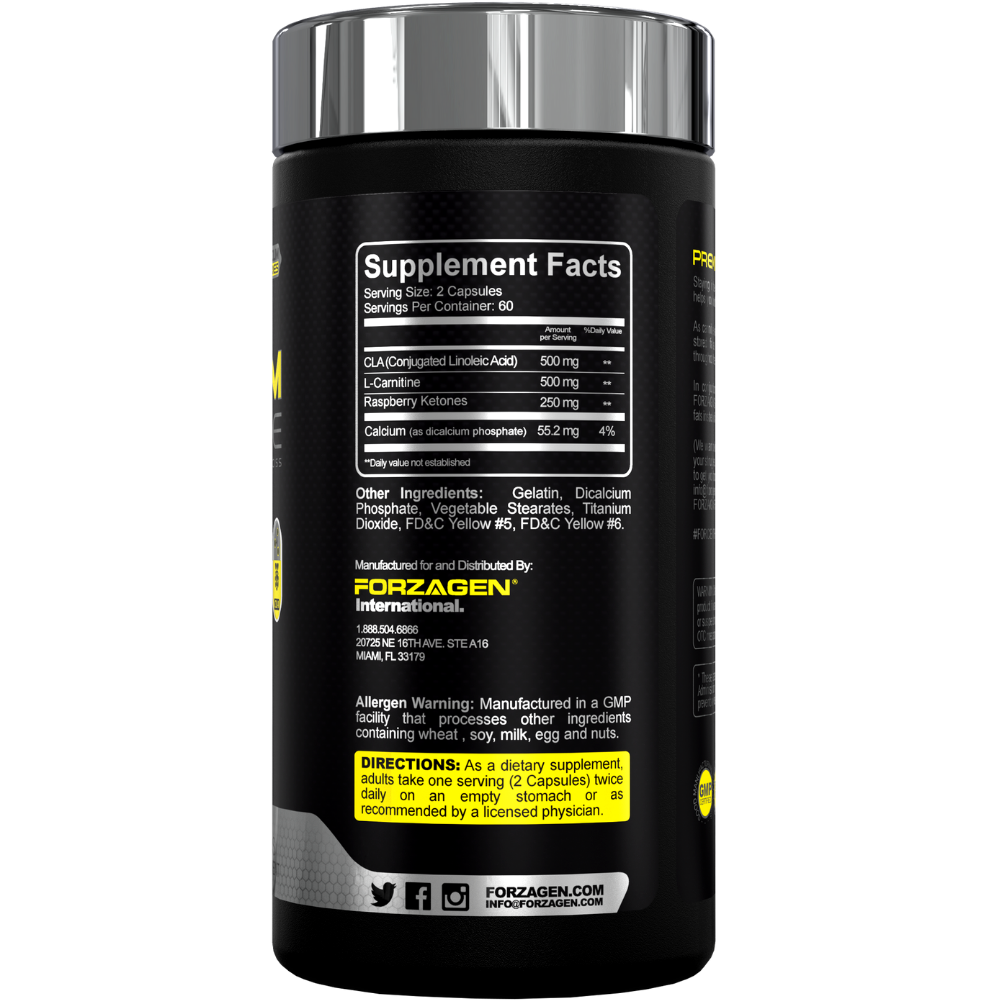 Forzagen - Premium Carnitine (120 Caps) - Imagen 2