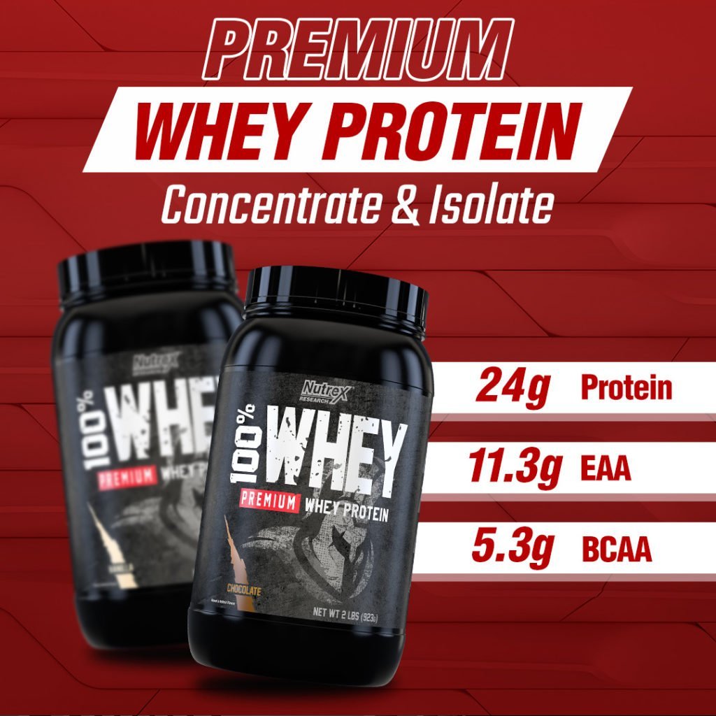 100% Whey Premium Whey Protein - Nutrex - Imagen 3