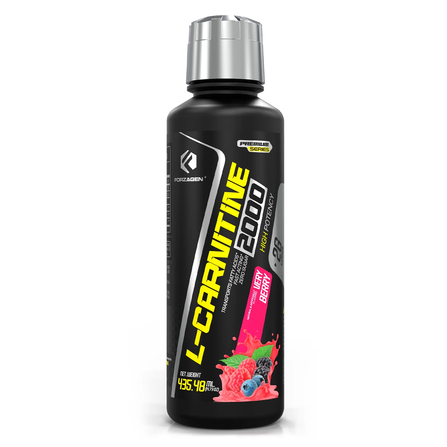 Forzagen L- Carnitine 2000 – Liquid L Carnitine with Vitamin B6 | Acetyl L-Carnitine | L-Tartrate | 30 Servings