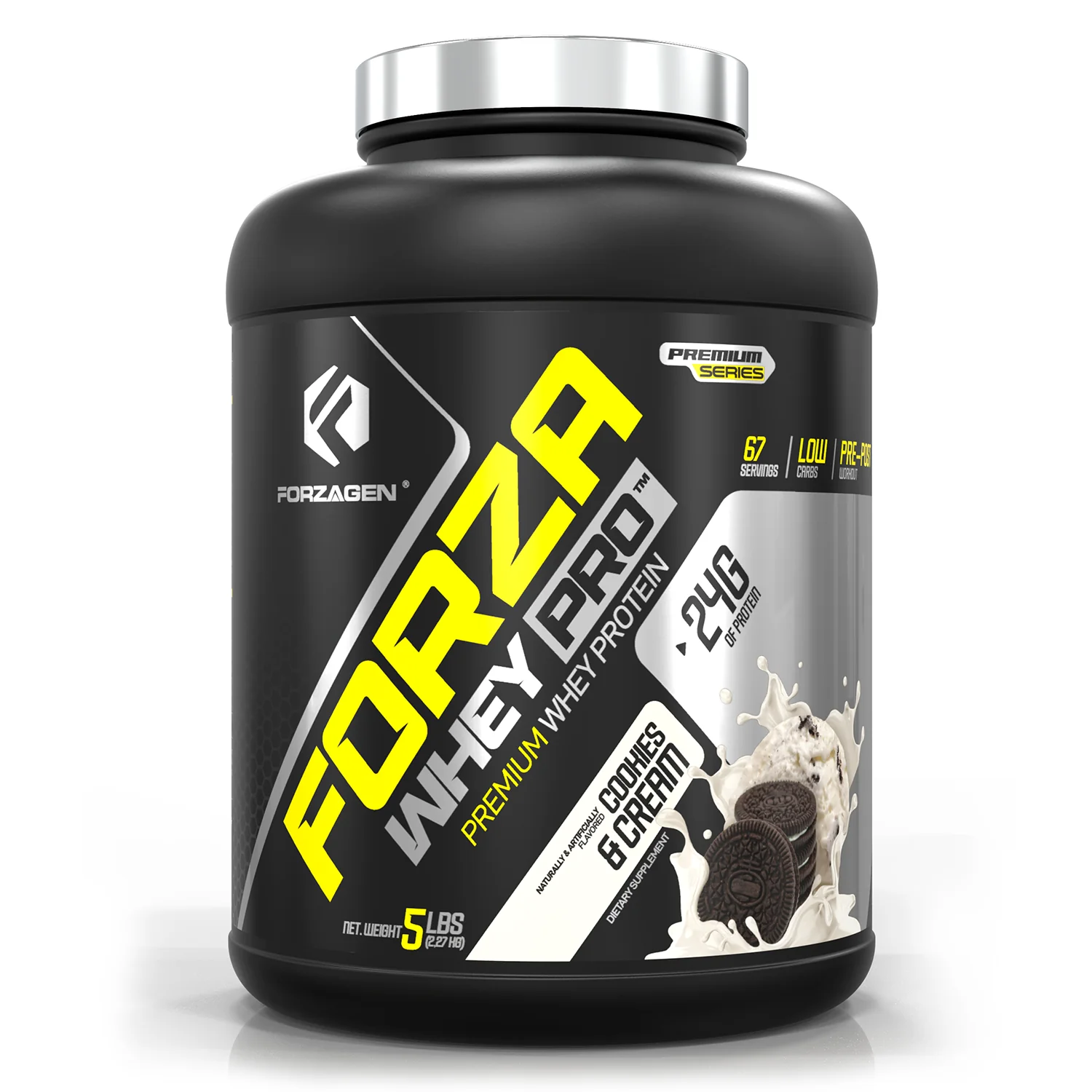 Forza Whey PRO 5 Lbs Polvo de Proteína – 65+ RACIONES