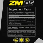ZMB6 Mezcla premium de zinc, magnesio y vitamina B6 120 cápsulas