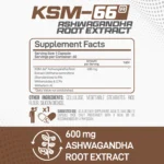 KSM – 66 Extracto de raíz de ashwagandha 60 cápsulas